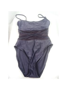 Anne Cole Collection one piece swimsuit, navy blue, size 10